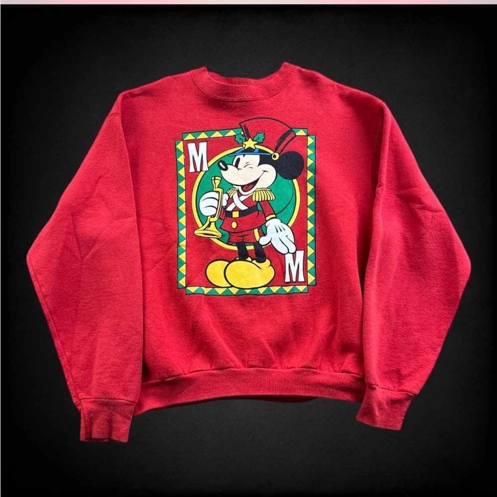 Vintage mickey and co. Nutcracker Mickey Mouse festive sweatshirt.